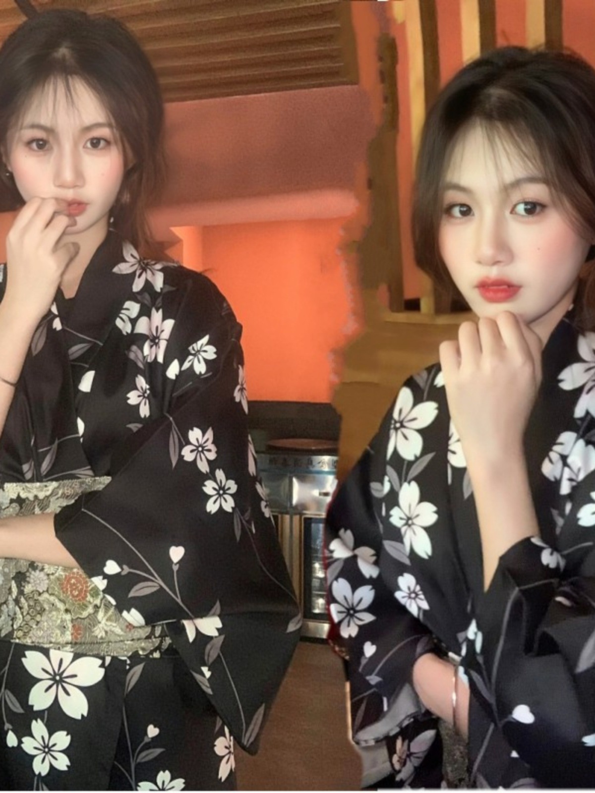 浴衣 レディース 花柄 くすみカラー レトロ モダン おしゃれ 簡単 女の子 花火 ハニーズ セパレート浴衣 5,321円