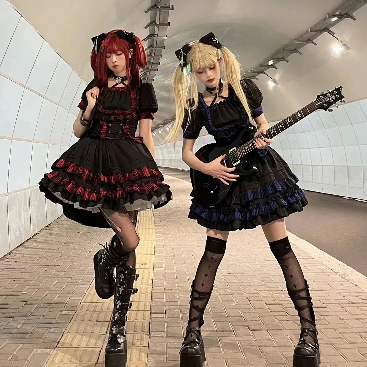 入荷 制服 レディース かわいい スカートセットアップ上下セット レース コスプレロリータウメイド服 ゴスロリ 洋服 貴族風 学園祭 文化祭 ハロウィーン 仮装