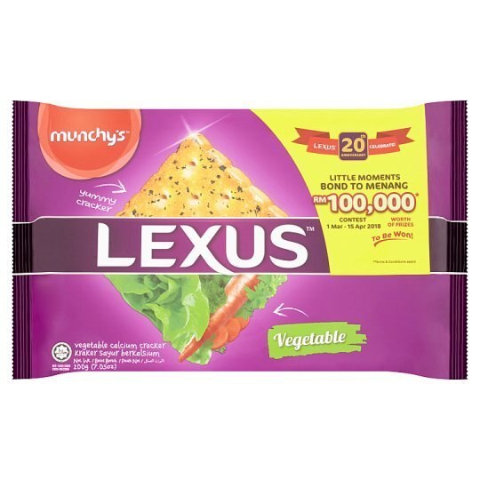 Munchy s Lexus Vegetable Calcium Cracker 200g