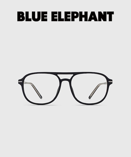 Qoo10 BLUE ELEPHANT EGGHEAD ブルーライトカット 眼鏡