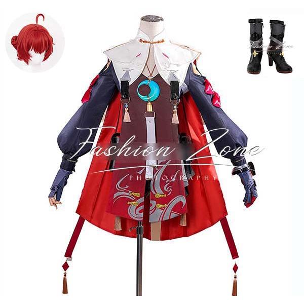 Wuthering Waves 鳴潮 風 丹瑾 DANJIN コスプレ衣装 ウィッグ 靴 cosplay ハロウィン 演出服 変装