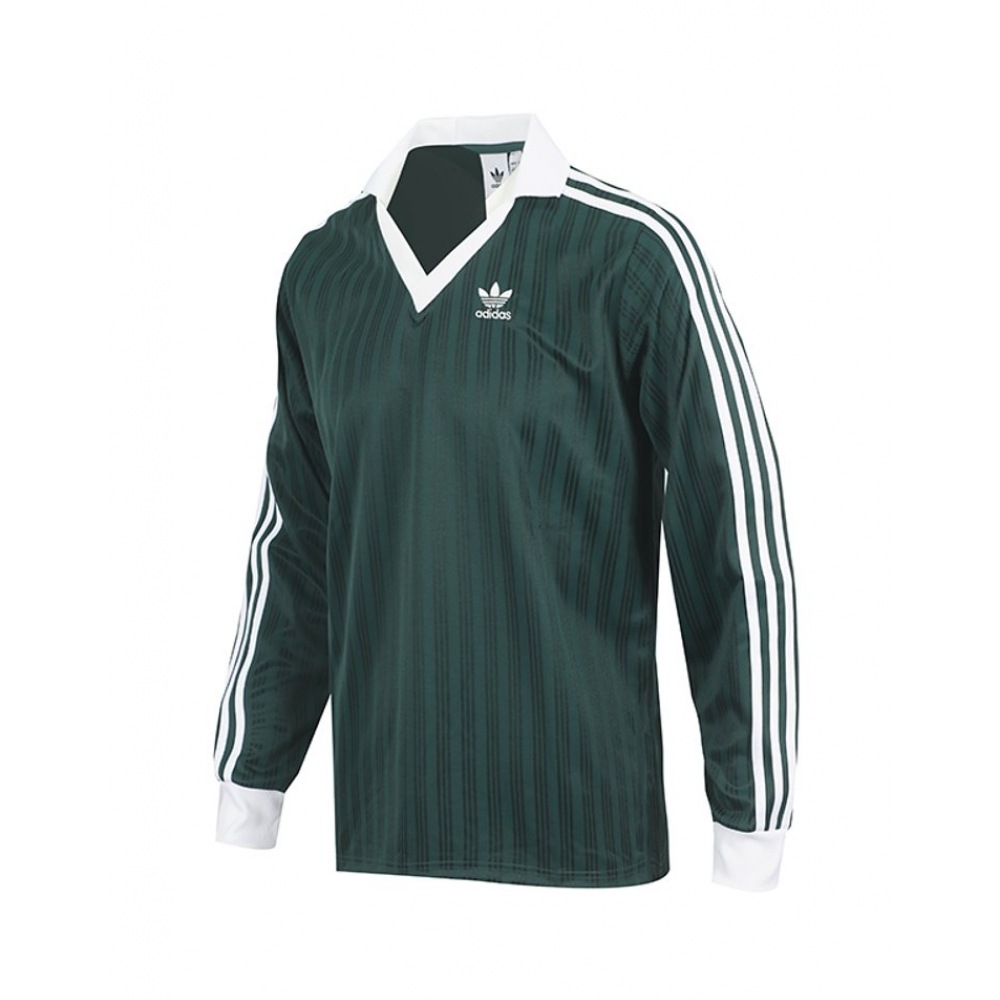 アディダスアディカラー 3S ピケフットボールロングスリーブ Tシャツ