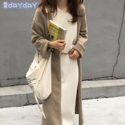 カーディガン レディース ベルト付き ニット ニットカーディガン コート セーター トップス アウター 羽織り カーデ 可愛い ロング丈 ゆったり スリット