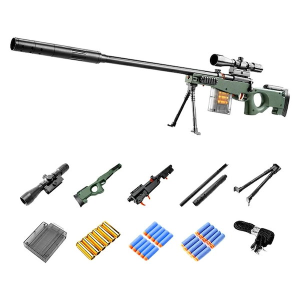 Qoo10] 98k狙撃銃おもちゃ銃 AWMスナイパー