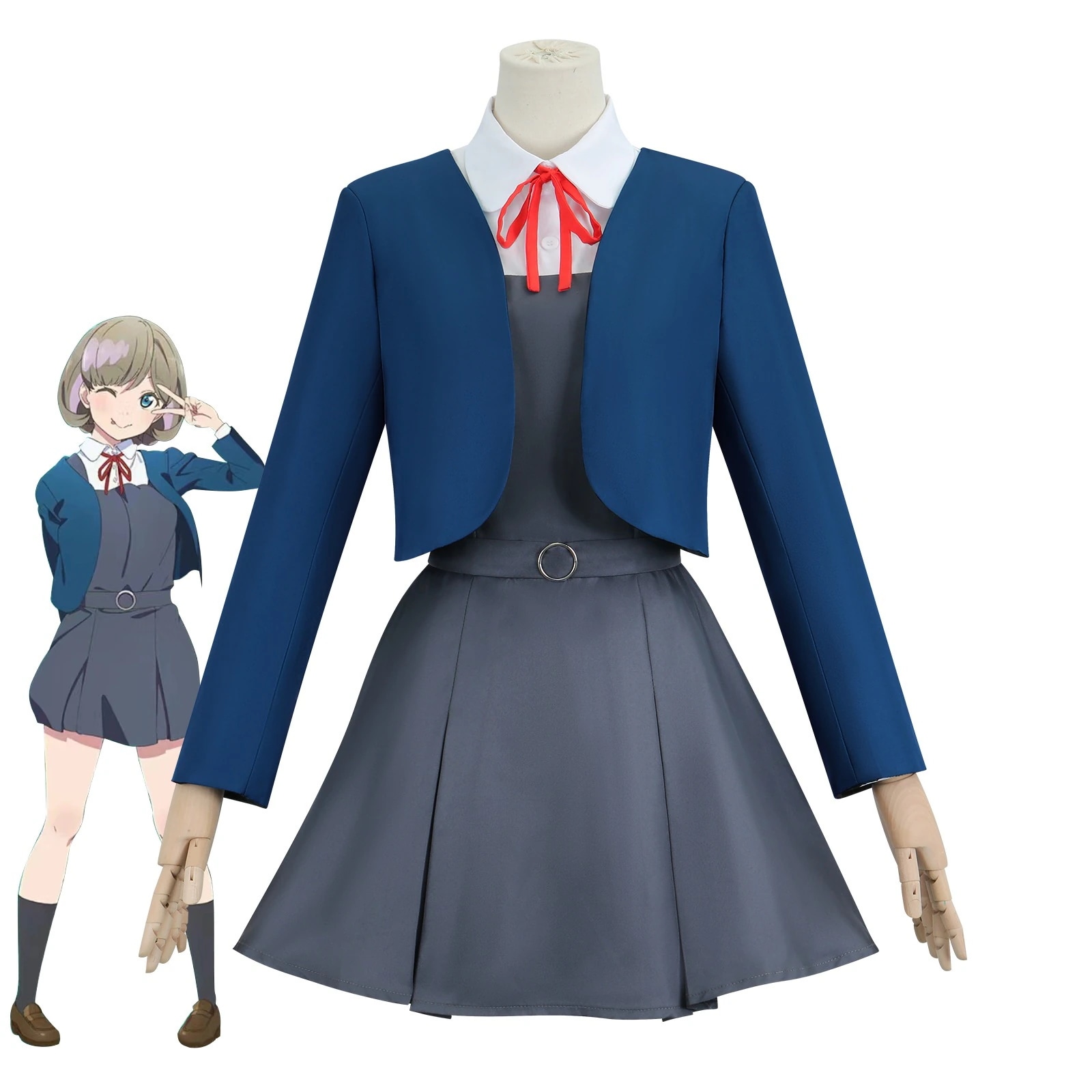 Loveliveドンコ日常キャンパス制服コスプレ衣装渋谷花音cos服キャラクターショー