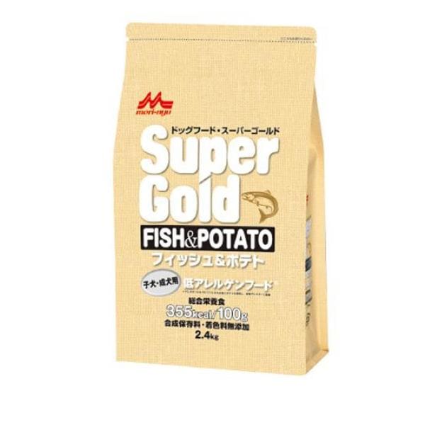 森乳 スーパーゴールド フィッシュ&ポテト 子犬・成犬用 2.4kg