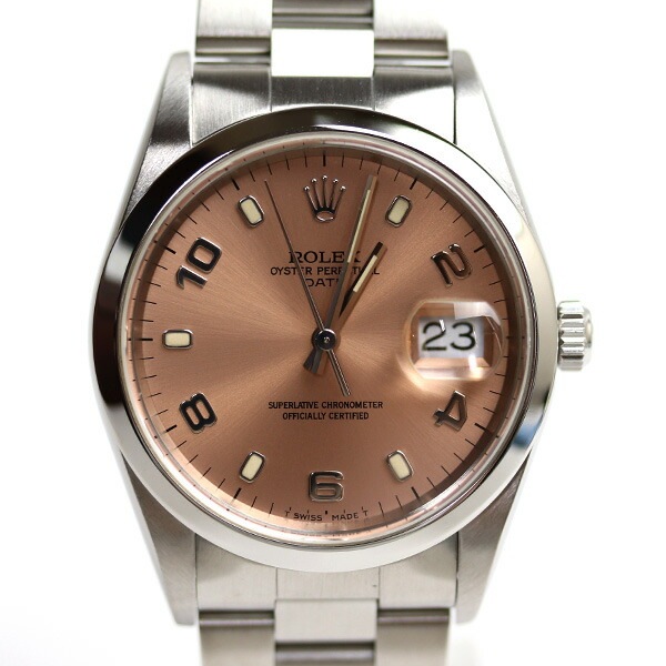 【お気に入り】 MT3926 ロレックス オイスターパーペチュアル デイト 15200 中古 メンズ腕時計