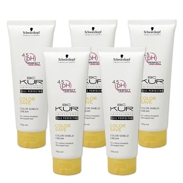 BCクア カラーセーブ カラーシールドクリーム 120g 5個 セット