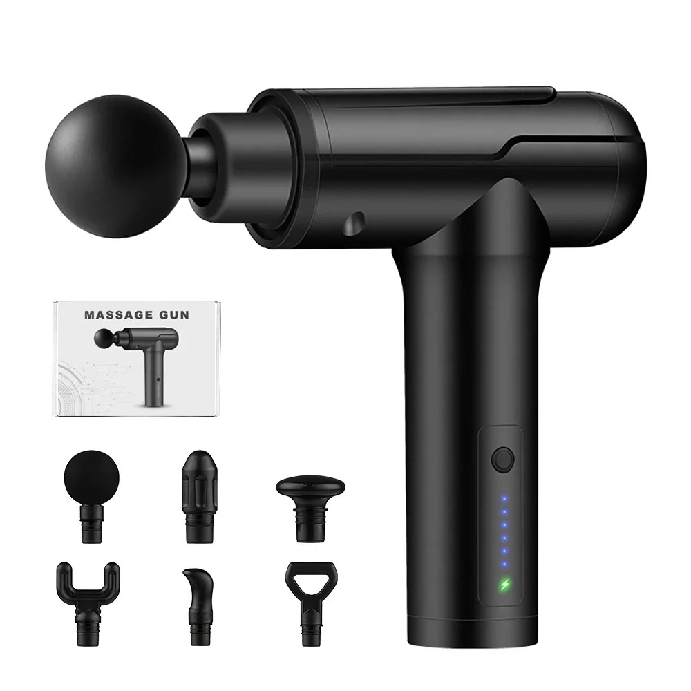 首 新品マッスルマッサージガン 全身使用可 電気バイブレーター 疲労回復 筋肉痛 フィットネス用コンプレッションマッサージャー