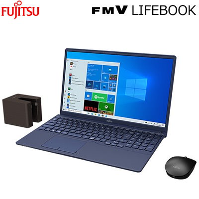富士通15.6型ノートパソコン Windows 10 Wi-Fi6 顔認証 15.6型 富士通 LIFEBOOK A5510/DX 第10世代 Core