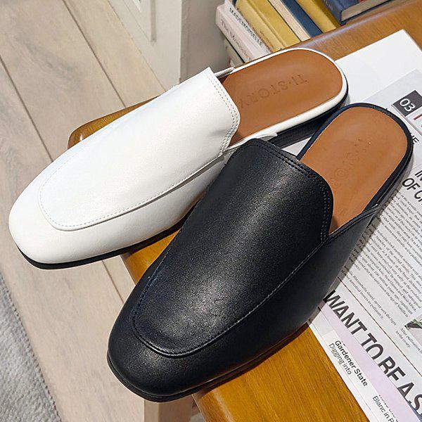 靴 国内生産 デイリー メンズ スリッパ ミュール ブロファー 3.5cm sjaw 206_P406029513