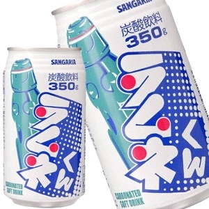 サンガリア ラムネくん 350g缶72本［24本3箱］［賞味期限:4ヶ月以上］［送料無料］58営業日以内に出荷