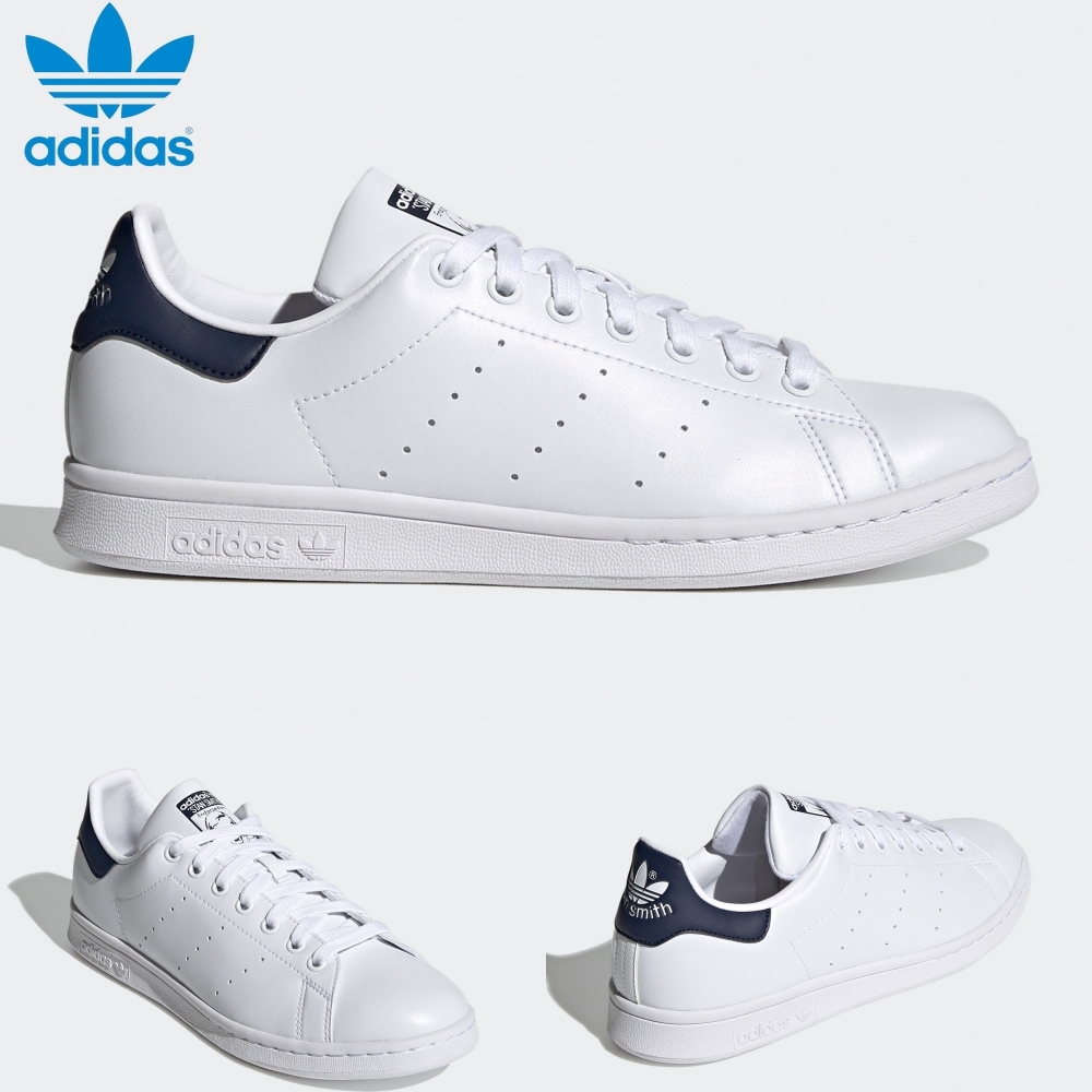 ADIDAS スニーカー スタンスミス STAN SMITH WHITE/NAVY FX5501