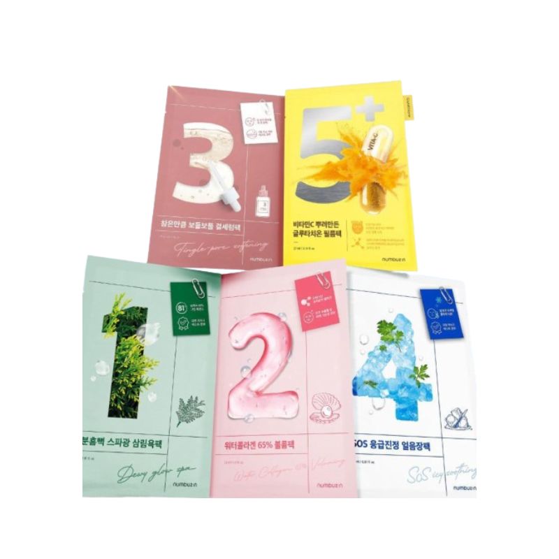 パック/シートマスク(5種) 10枚