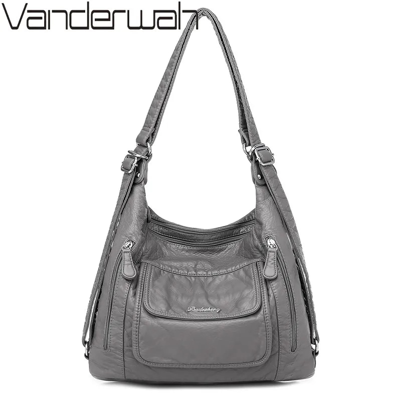 女性のための多機能本革ハンドバッグ カジュアルな女性のハンドバッグ ショルダーバッグ