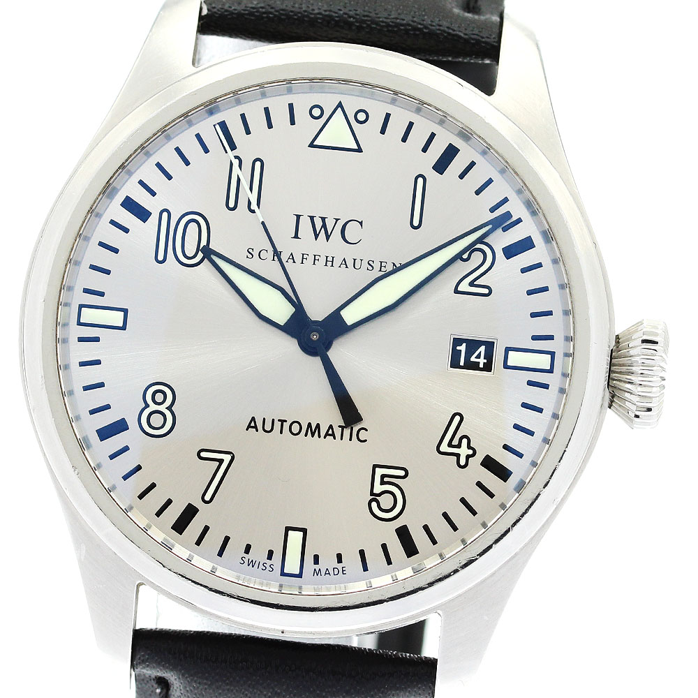 IWC SCHAFFHAUSEN IW325519 パイロットウォッチ マークXVI ファザー＆サン デイト 自動巻き メンズ 保証書付き_877866【中古】