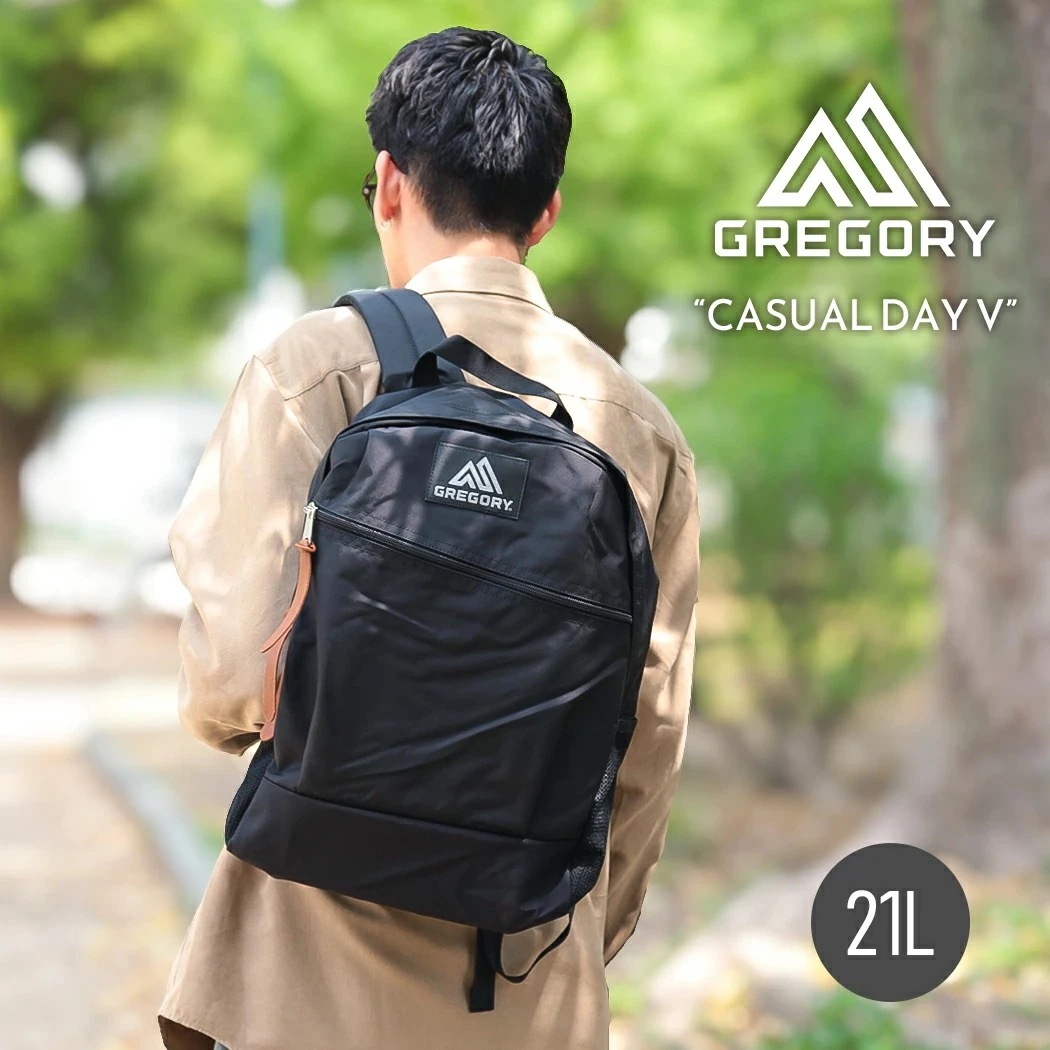 GREGORY グレゴリー カジュアルデイ バックパック CASUAL DAY V BLACK ( 黒 バッグ BAG リュック 鞄 メンズ レディース ウィメンズ 国内正規品 1444331041