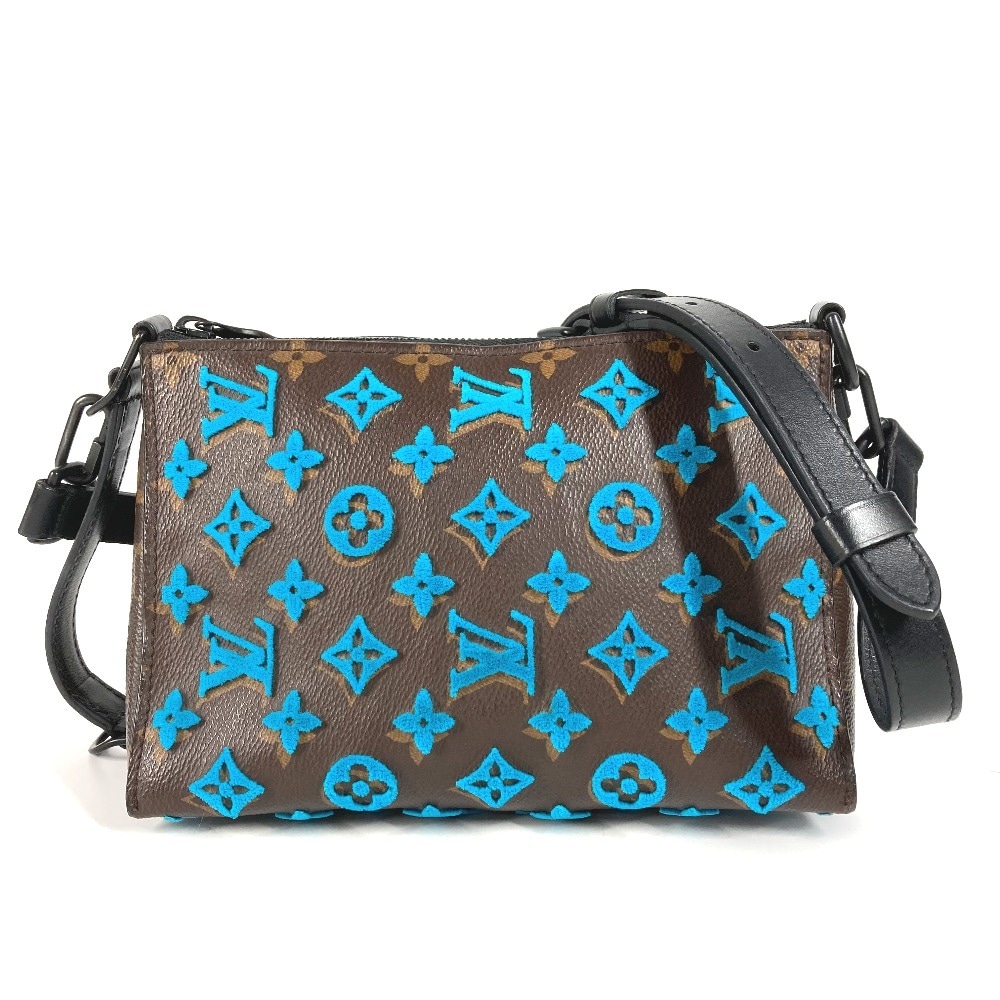 ショルダーバッグ M45078 トリアングルメッセンジャー モノグラムタフタージュ カバン ポシェット 斜め掛け モノグラムキャンバス ブラウン