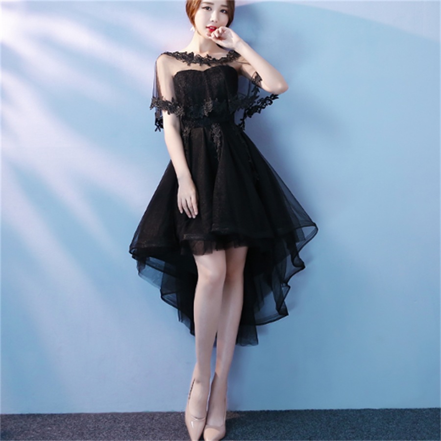 ロングドレス 4色 ドレス 衣装 ワンピース パーティドレス カラードレス ロング ミモレ アシンメトリー丈 袖あり 半袖 フレア袖 フレアスリーブ オフショルダー ラウンドネック 7,480円