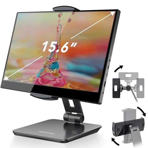 色：グレー AboveTEK タブレット スタンド 4.715.6インチ アルミ製 タブレットホル