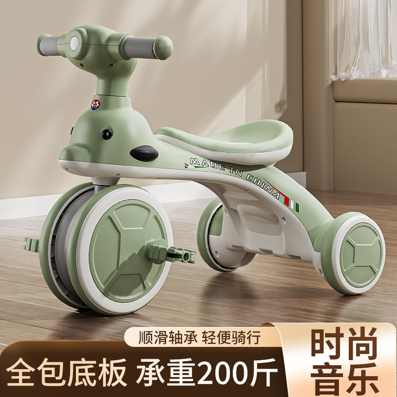 子供用三輪車1-3-6歳ベビーカー子供のおもちゃの自転車はベビー自転車ベビーカーに座ることができます