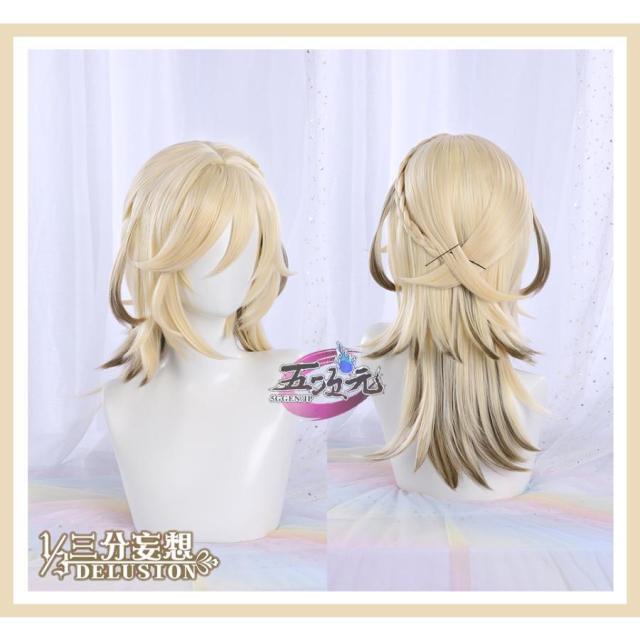 三分妄想　原神　コスプレ　カーヴェ　ウィッグ