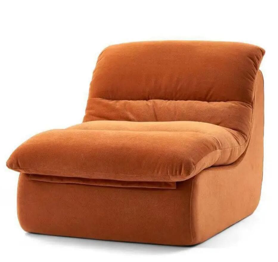 リビングルームワイド背もたれモダンソファレジャー圧縮ソファ 家庭用家具 シングルソファー