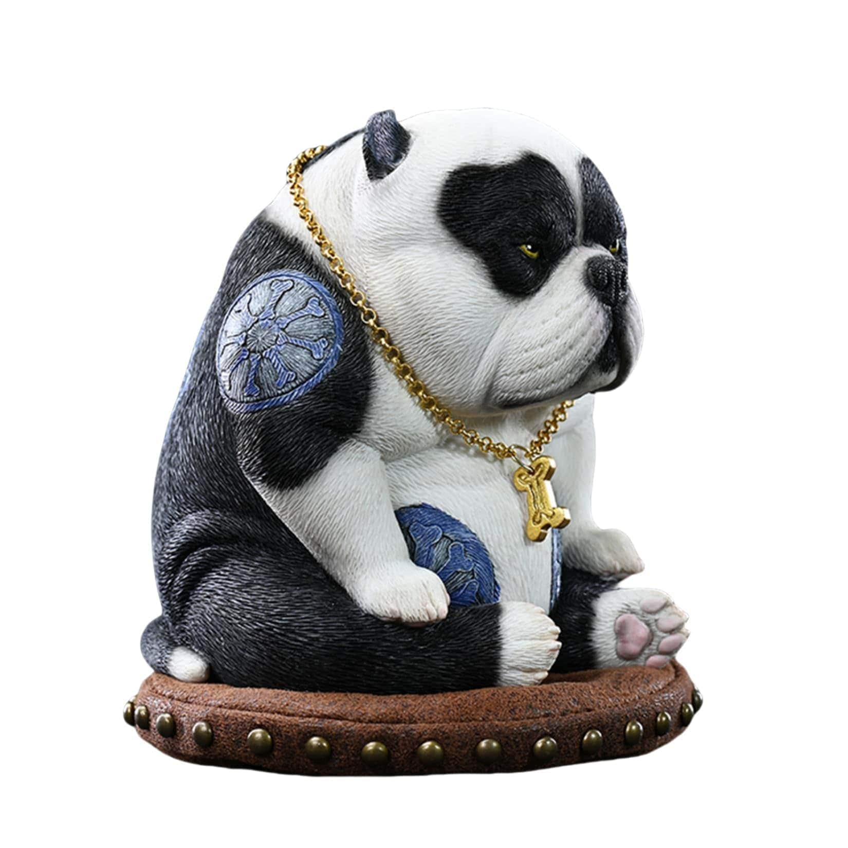 JXK アメリカン・ブリー 犬 9cm 動物 リアル フィギュア 樹脂 プラモデル プレミアム 模型 オリジナル スタチュー プレゼント 置物 プレゼント コレクション