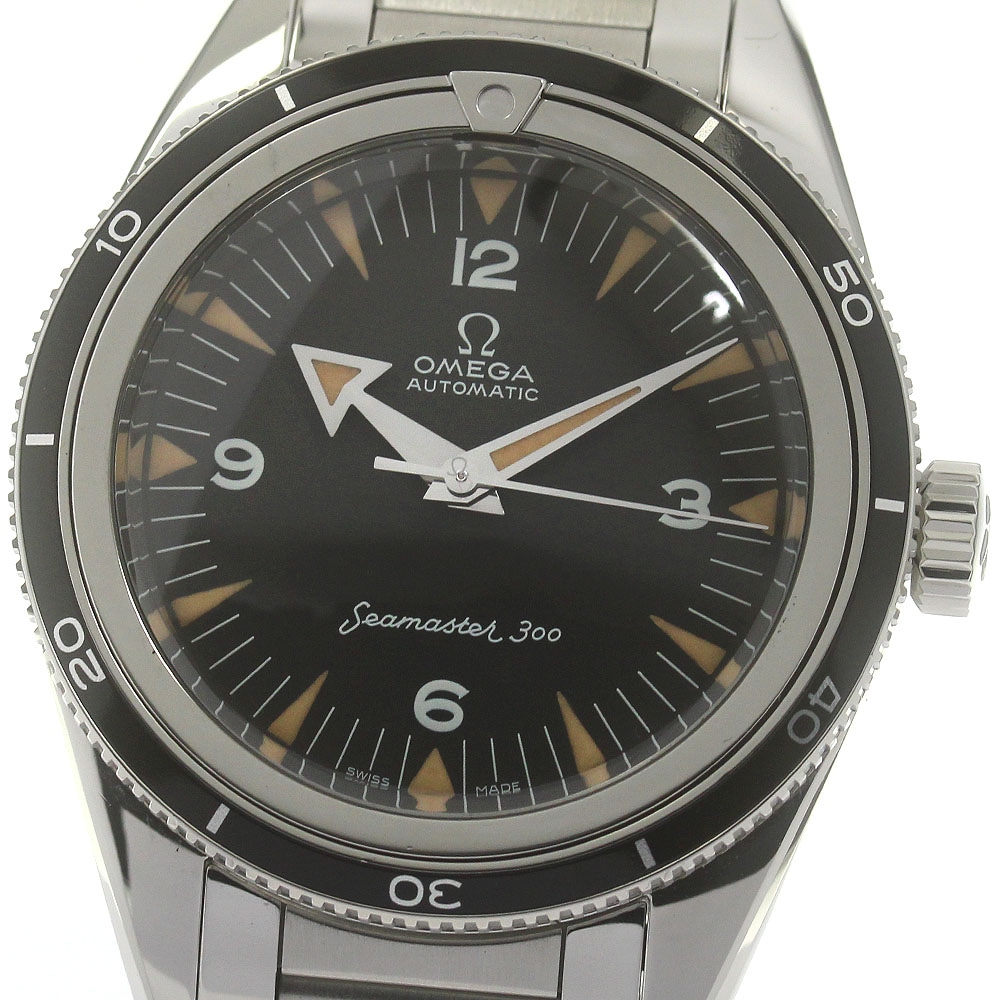 オメガ OMEGA 234.10.39.20.01.001 シーマスター300 1957 トリロジー コーアクシャル 自動巻き メンズ 良品 保証書付き_867504【中古】 368,415円