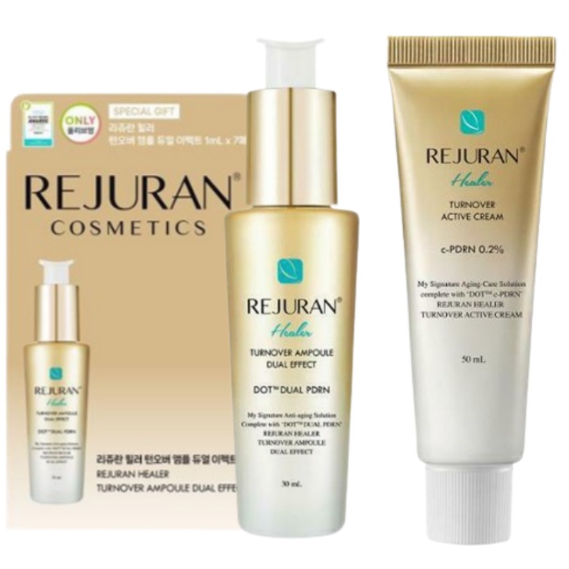 ヒーラー ターンオーバー アンプルデュアルエフェクト30ml / アクティブクリーム50ml / セット