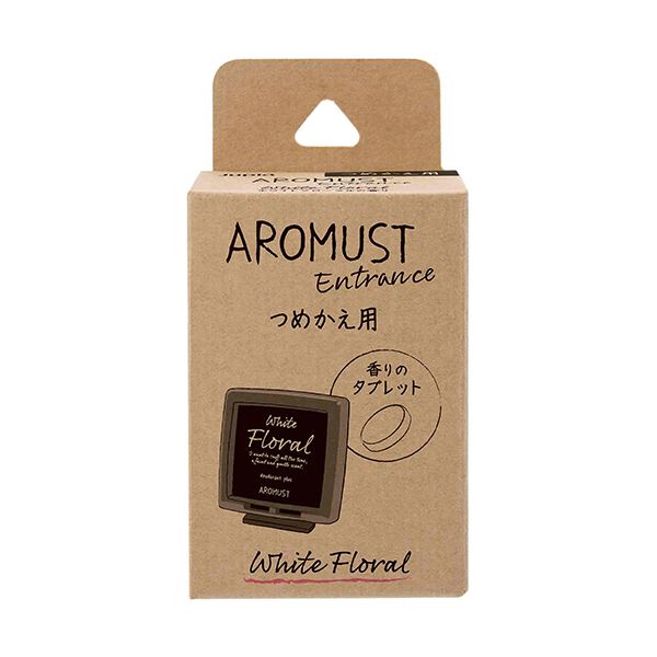 （まとめ） 晴香堂 アロマストエントランス ホワイトフローラル つめかえ用 1個 [x10セット]