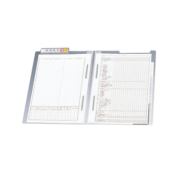 (まとめ）リヒトラブ カルテフォルダーダブルファスナー付 A4ヨコ 見出し紙付 上見出しタイプ HK720U 1箱(50枚)(×3セット) 36,216円