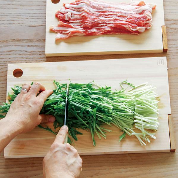 まな板 自立式 立つ スタンド 真名板 木 木製 おしゃれ 俎板 ヒノキ 桧 檜 日本製 国産 24×39cm Lサイズ