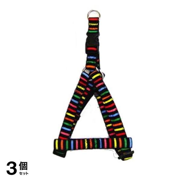 岡野製作所 ストライプ ハーネス #20 マルチブラック 1個入 3個セット