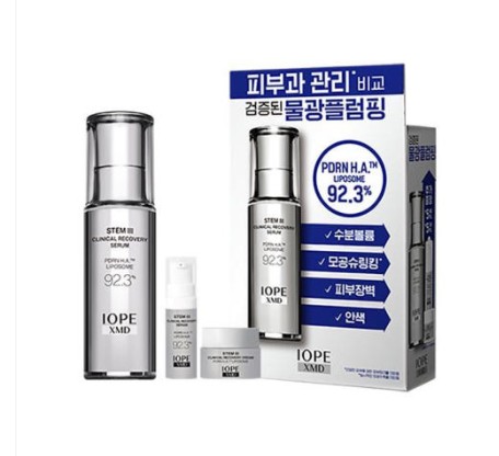IOPE アイオペ XMD ステム3 クリニカルリカバリーセラム 30ml企画（+セラム5ml+クリーム5ml）/ 水分ボリューム/毛穴シュリンク/顔色/ツヤ/プランピング/皮膚科ケア/ホームケア