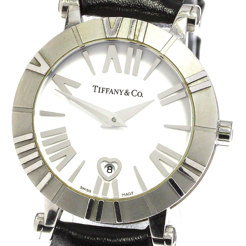ティファニー TIFFANY&Co. Z1300.11.11A20A71A アトラス ドーム デイト クォーツ レディース 良品 保証書付き_759703【中古】その他 ブランド腕時計