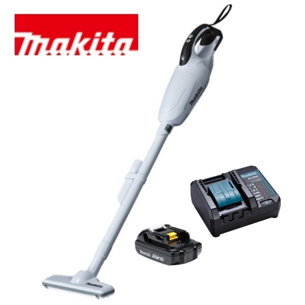 当店だけ！バッテリー充電器も1年保証! マキタ 18V コードレス 掃除機 カプセル式 CL181FDZW + 軽量バッテリー BL1815N + コンパクト充電器DC18WC 充電式 クリーナー