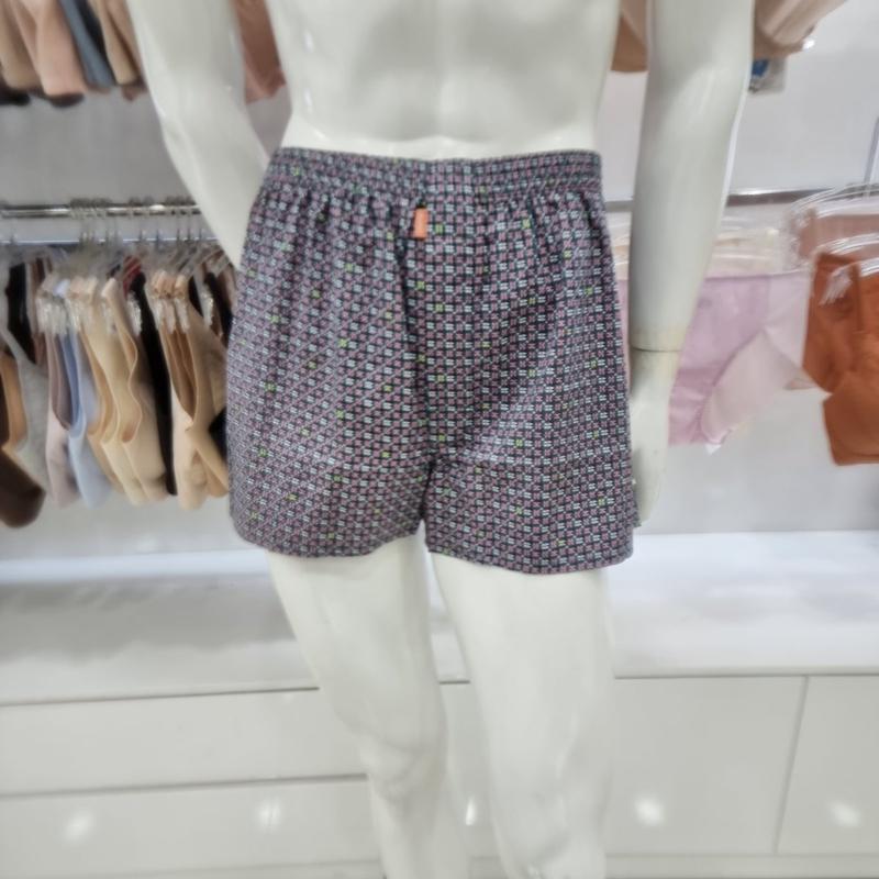 60番手純綿ブーメランプリント男性トランクスパンツ