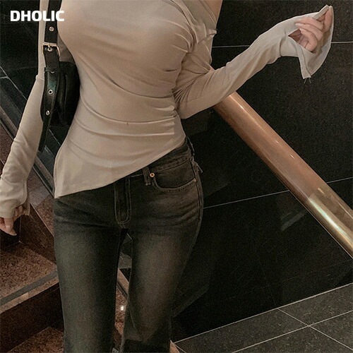 [メガ割りSALE]ローライズビンテージポケットフレアデニムパンツ