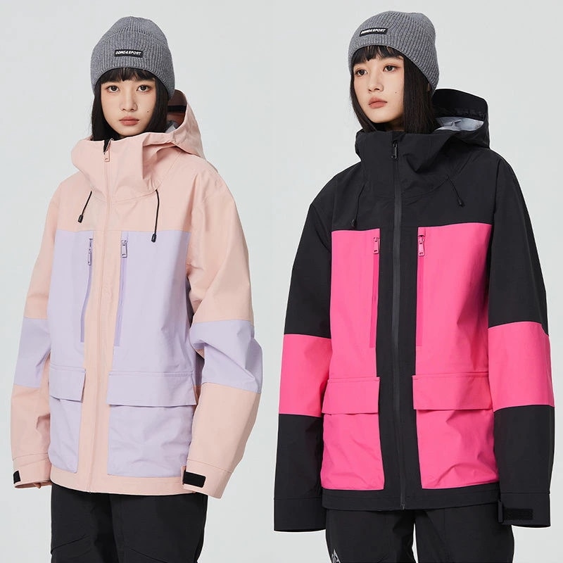 スノーボードウェア ジャケット 単品 トップス アウター レディース メンズ スノボウェア スキーウェア 防水15000mm 男女兼用 防水 防寒 保温 防雪 韓国風 海外通販