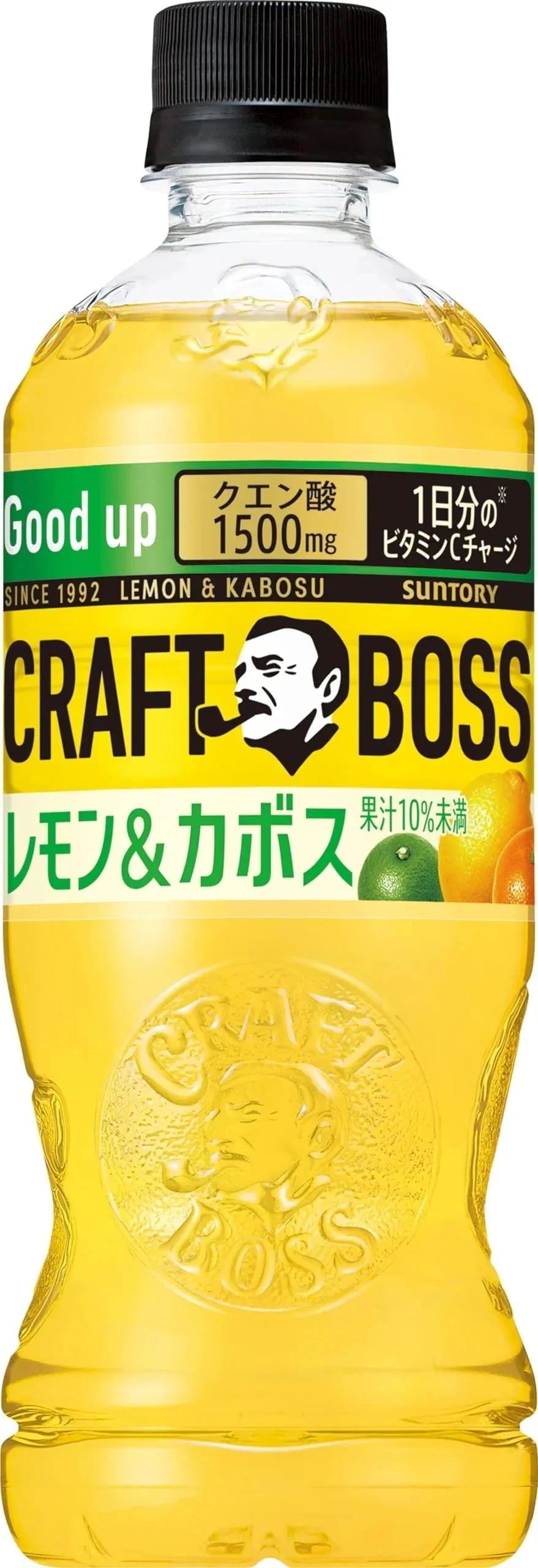 サントリー ボス BOSS クラフトボス レモン＆カボス 果汁入り ビタミンC クエン酸 500ml×24本