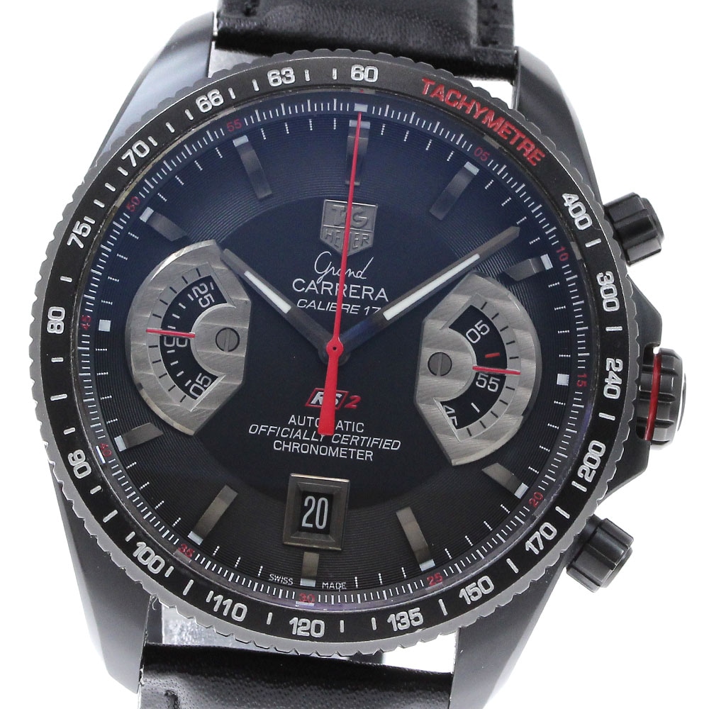 タグホイヤー TAG HEUER CAV518B グランドカレラ RS2 キャリバー17 クロノグラフ 自動巻き メンズ _827071【中古】