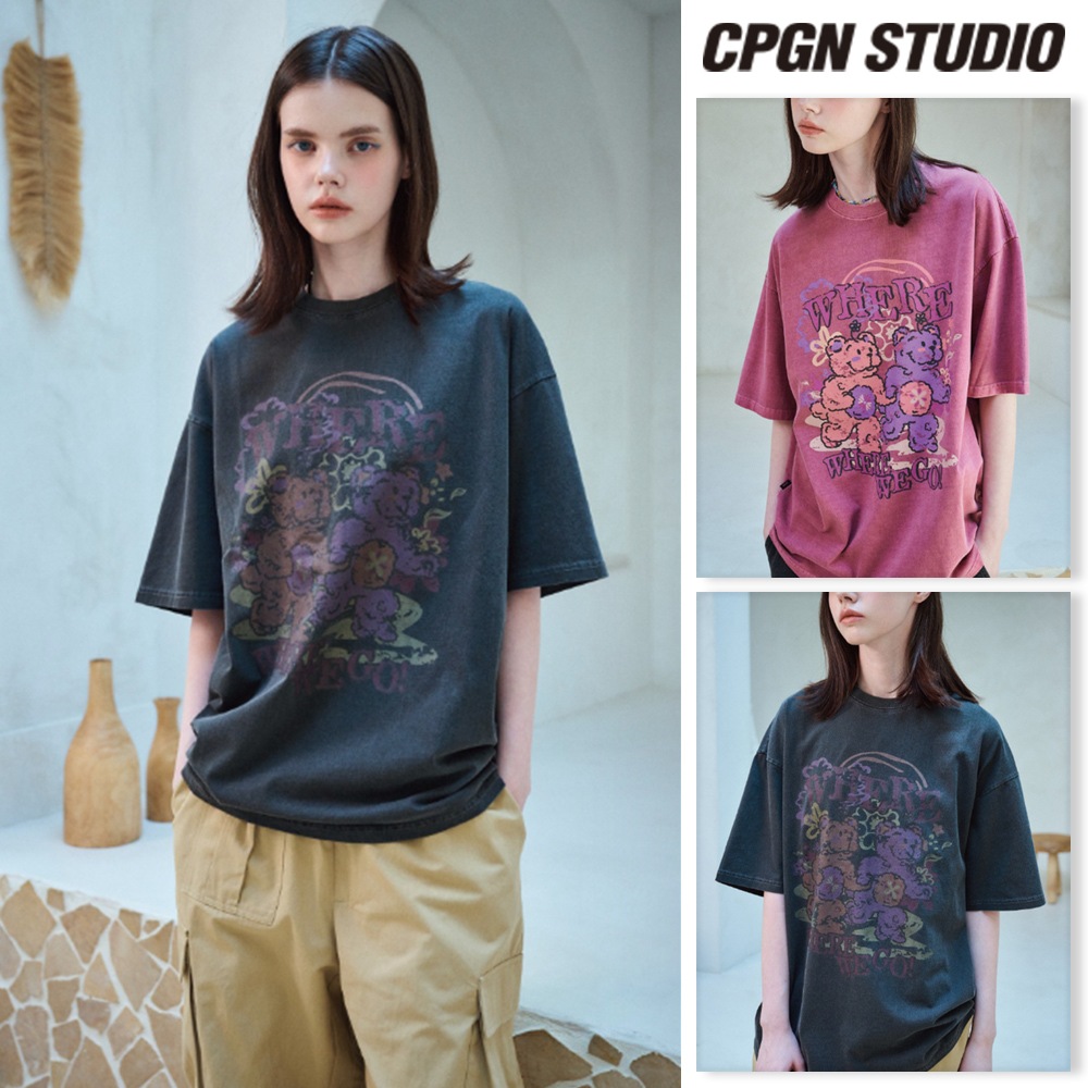 【CPGN STUDIO】 Everywhere Teddy Pigment Short Sleeve Tee