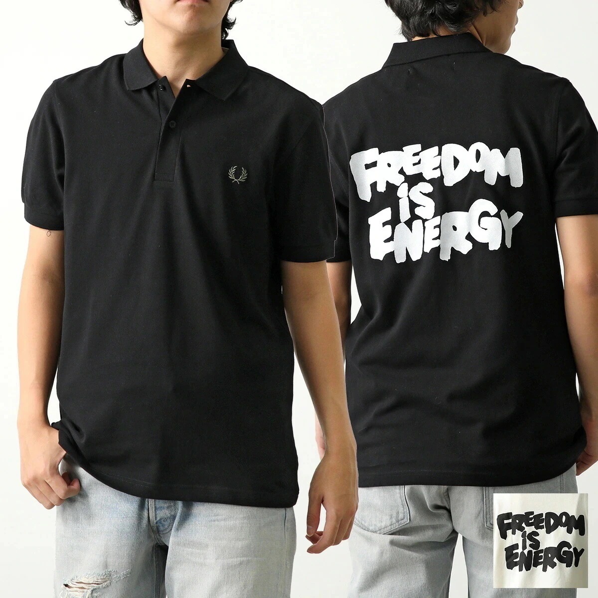 COMME des GARCONS SHIRTｘFRED PERRY コムデギャルソンシャツ フレッドペリー ポロシャツ FN-T501 メンズ レディース ロ