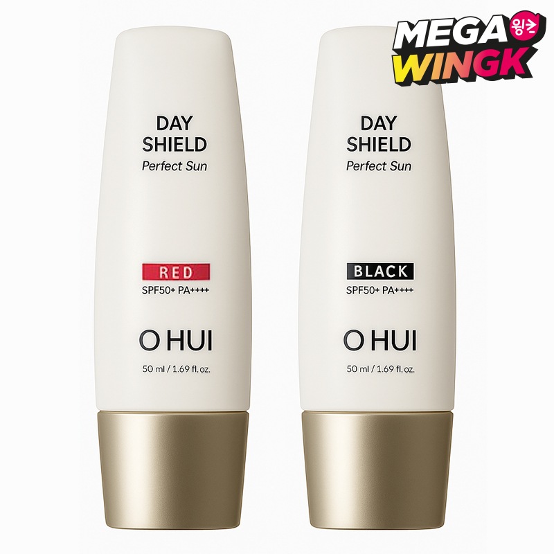 デイシールドパーフェクト ブラックレッドラディアンス日焼け止め SPF50+ 韓国コスメ 紫外線対策 下地 トーンアップ