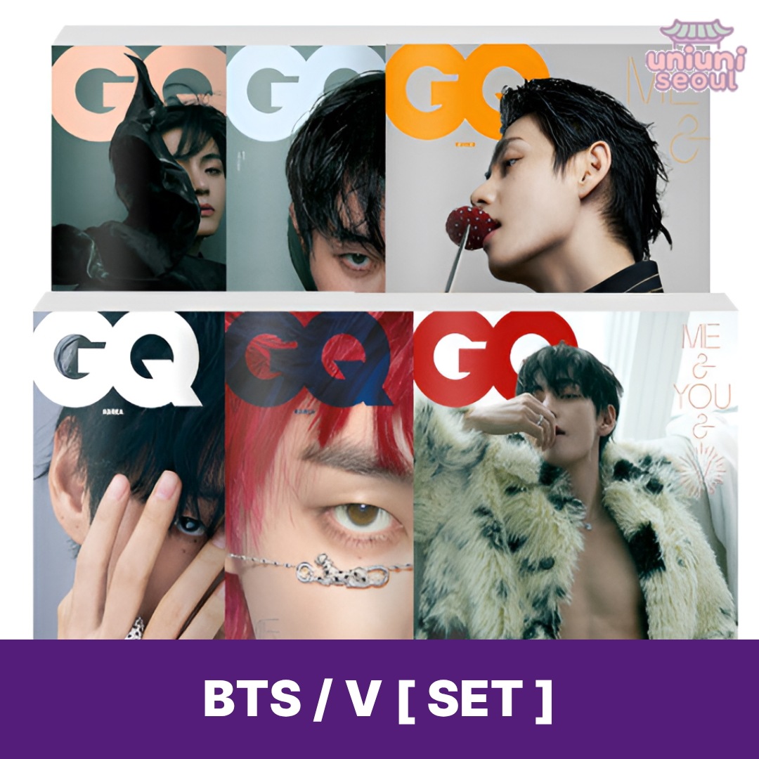 ［1月28日発売］[6種セット] GQ Korea A~Fタイプ 2026年2月号（表紙：BTS V）