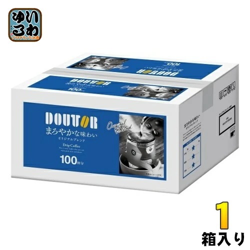 ドトールコーヒー ドリップコーヒー オリジナルブレンド 100杯分×1箱入 100袋 100p 珈琲