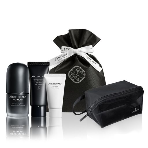 資生堂メン メンズ スキンケア・メイクギフトセット 美容液 アルティミューン パワライジング セラム 30mL + BBクリーム ヴァイブラント BBモイスチャライザー40g + 洗顔 フェイスクレン
