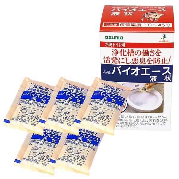 （まとめ）トイレバイオ 消臭/トイレ用品 [水洗トイレ用] 液状 汚れ取り バイオエース [x40]