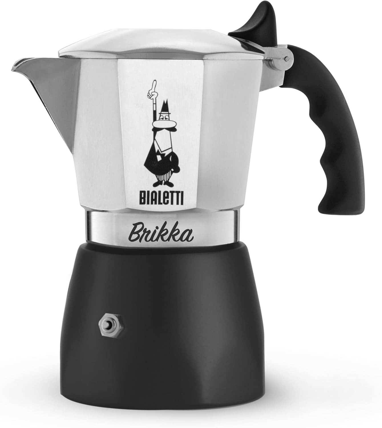 BIALETTI(ビアレッティ) Bialettiブリッカ 4カップ用 直火式 (コーヒーメーカー エスプレッソメーカー マキネッタ)